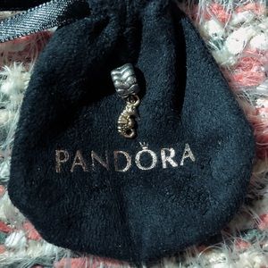 RARE two-tone dangle “seahorse” pandora charm